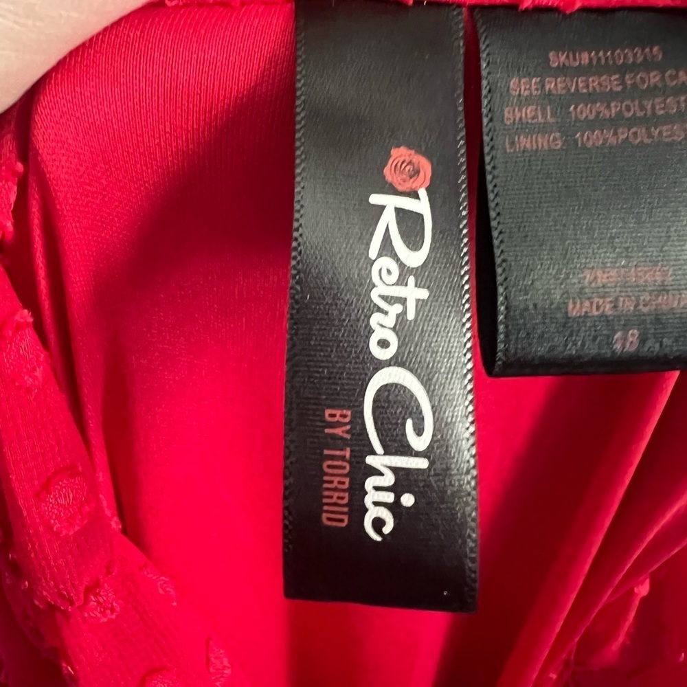 Torrid Retro Chic Red Dress - Picture 9 of 10